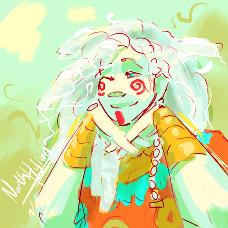 Character belongs to friendlygardenghost on ArtFight