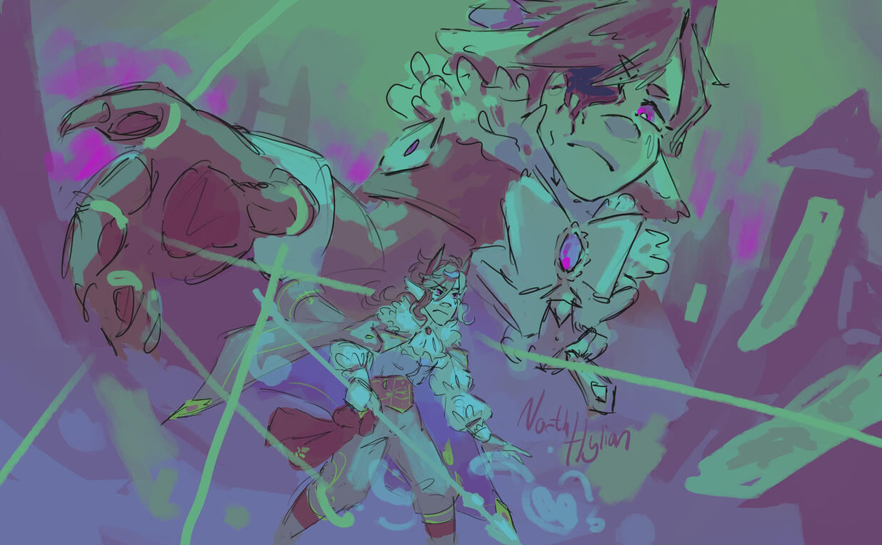 Characters belong to Dostoy on ArtFight