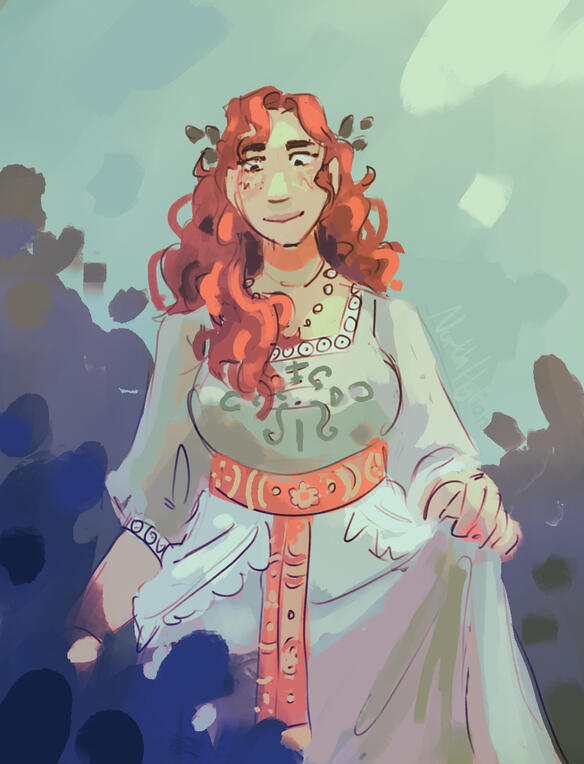 Character belong to Galactically_Crafted on ArtFight