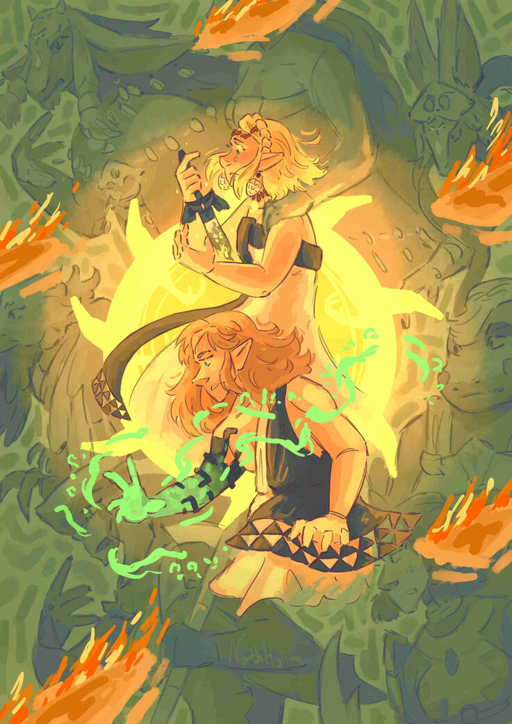 Fanart of The Legend of Zelda Tears of the Kingdom