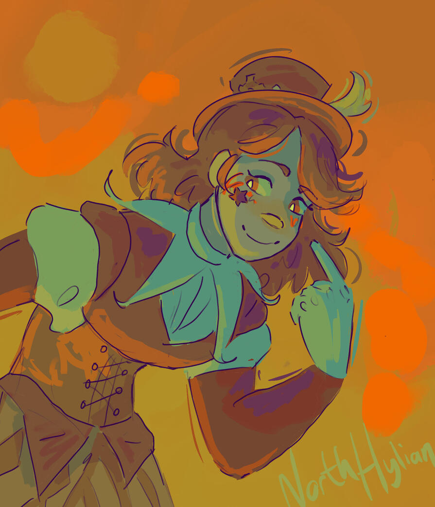 Character belongs to steamjester on ArtFight